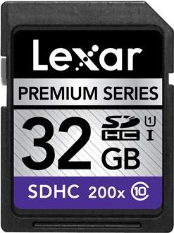 Lexar Premium 32GB SD card